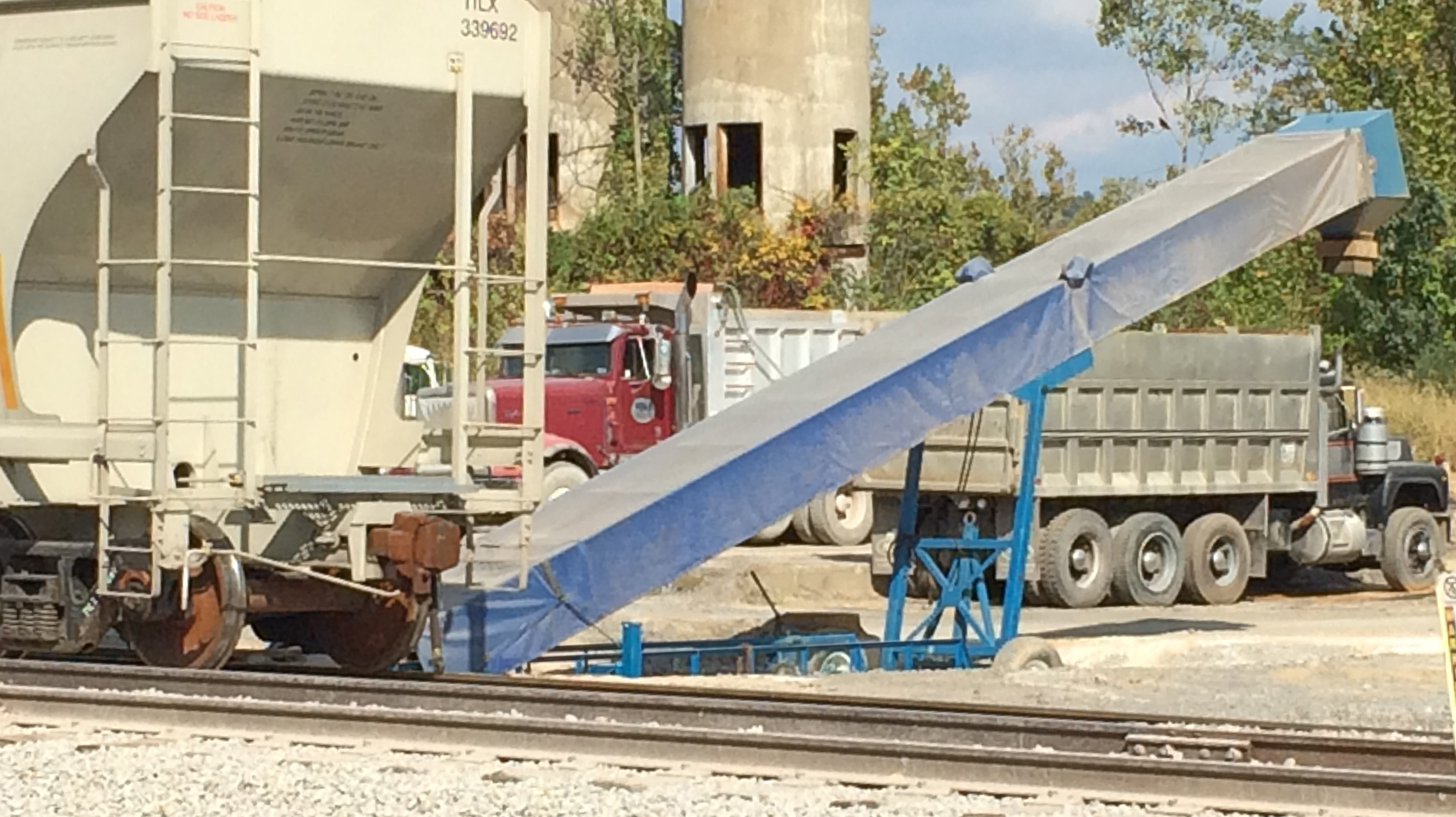 Portable Rail Car Unloading Conveyors, Rail Car Unloader