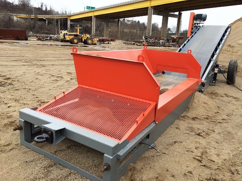 End Dump Truck Unloader End Dump Truck Unloader